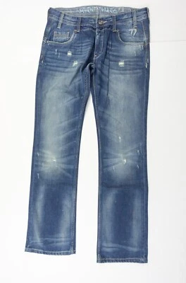 Pepe Jeans Mens 32x34 Blue Denim Pants Distressed Fade 73 Casual Retro Adult - Image 1 of 4