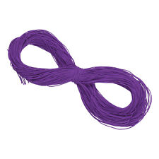 100m Elastic Cord Heavy Stretch String Rope 1mm for Crafting, Dark Purple