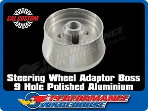 9 Hole Steering Wheel Adaptor/Boss, GM/Chev Spline 1967-94 Billet Aluminium - Bild 1 von 3
