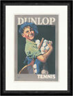 Dunlop Tennis Marke Ball Schläger Junge Netz Marke  Faks_Plakatwelt 349