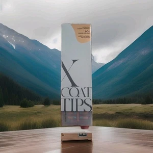 Press on Nails - Cat Eye Christmas Press on Nails, French Tip Nails - Picture 1 of 1