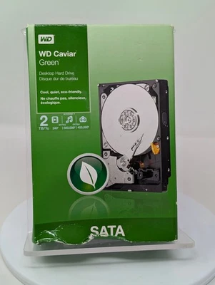 SEALED WD Western Digital Green 2TB HDD 3.5" SATA III 6Gbps WD20EARX Hard Drive - Image 1 of 4