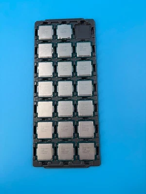Mixed Lot Of 19 Intel i3-6100 & 1 i3-9100T CPU's Free Shipping - Image 1 of 4