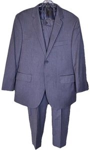 Giorgio Cosani Mens Gray Wool 2 Button Suit 2 Piece 40S Pants 30 - 31 - Picture 1 of 18