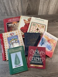 Vintage Christmas Book Lot Of 8 :￼ Cooking Decor, Devotional, Gifts, Stories ￼ - Picture 1 of 10