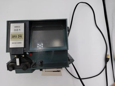 Visor editor vintage Wards 301 Super 8 8 mm Montgomery Ward buena bombilla Foto 1 de 4
