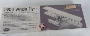 VTG GUILLOWS 1903 WRIGHT FLYER BALSA MODEL DISPLAY KIT 1202 - 1/20 SCALE SEALED - Bild 1 von 10