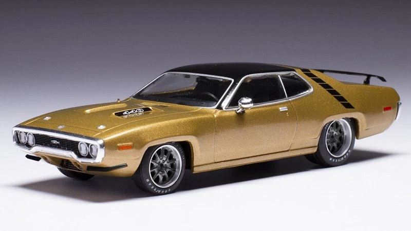 Plymouth GTX Runner 1971 Met.Gold 1:43 IXO CLC529 - Immagine 1 di 1