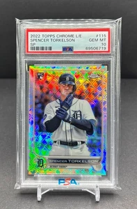 2022 Topps Chrome Logofractor - Spencer Torkelson - RC Image SP #115 PSA 10 - Bild 1 von 2