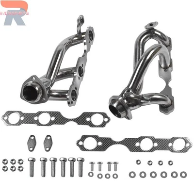 Kit de exaustão de cabeçalho 304 aço inoxidável para 96-01 S10/Sonoma 4,3L - Imagem 1 de 4
