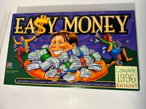 Easy Money Brettspiel 1996 Milton Bradley komplett Top Zustand Vintage - Bild 1 von 16