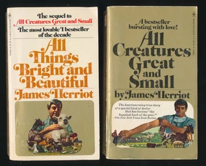 James Herriot Books Lot of 2 All Creatures Great & Small Bright & Beautiful PB - Picture 1 of 6