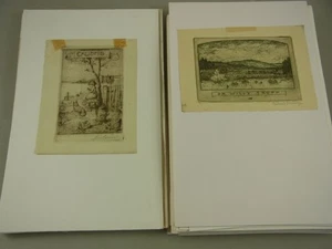 Konvolut alte Ex-Libris / Fundgrube K7961 - Bild 1 von 13