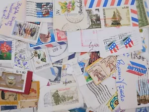 STAMP North South America countrys 50g lot ON paper commemorative mix kiloware - Picture 1 of 4