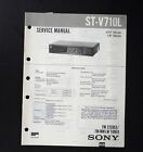 Original SONY ST-V710L Tuner Service Manual / Service Anleitung S-1