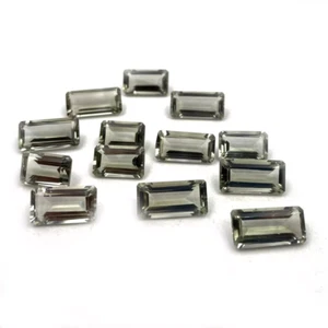 Baguette Cut AAA Green Amethyst Natural Loose Gemstone For Assorted All Jewelry - Picture 1 of 23