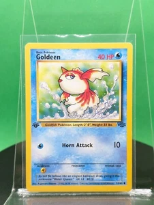 Goldeen 53/64 1st Edition Jungle Set Common 1999 English Pokemon Card WoTC - Picture 1 of 3