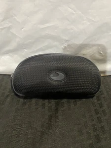 Costa del Mar schwarz grau Logo Hart Schutz leer Sonnenbrille Reißverschluss Etui Tasche - Bild 1 von 5