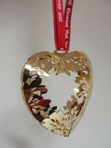 2015 GEORG JENSEN CHRISTMAS DECORATION MOBILE HEART MISTLETOE - Picture 1 of 2