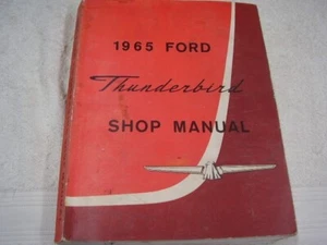 1965 FORD THUNDERBIRD SHOP MANUAL - Picture 1 of 10