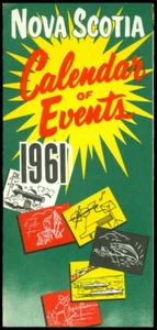 NOVA SCOTIA CALENDARIO DE EVENTOS 1961 - Imagen 1 de 1