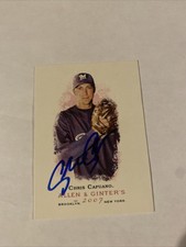 2007 Topps Allen & Ginter Chris Capuano #283 Milwaukee Brewers Signed