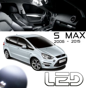 S MAX I 6 Led Bulbs White Interior Lighting Ceiling Lamp Reading Dome - Picture 1 of 4