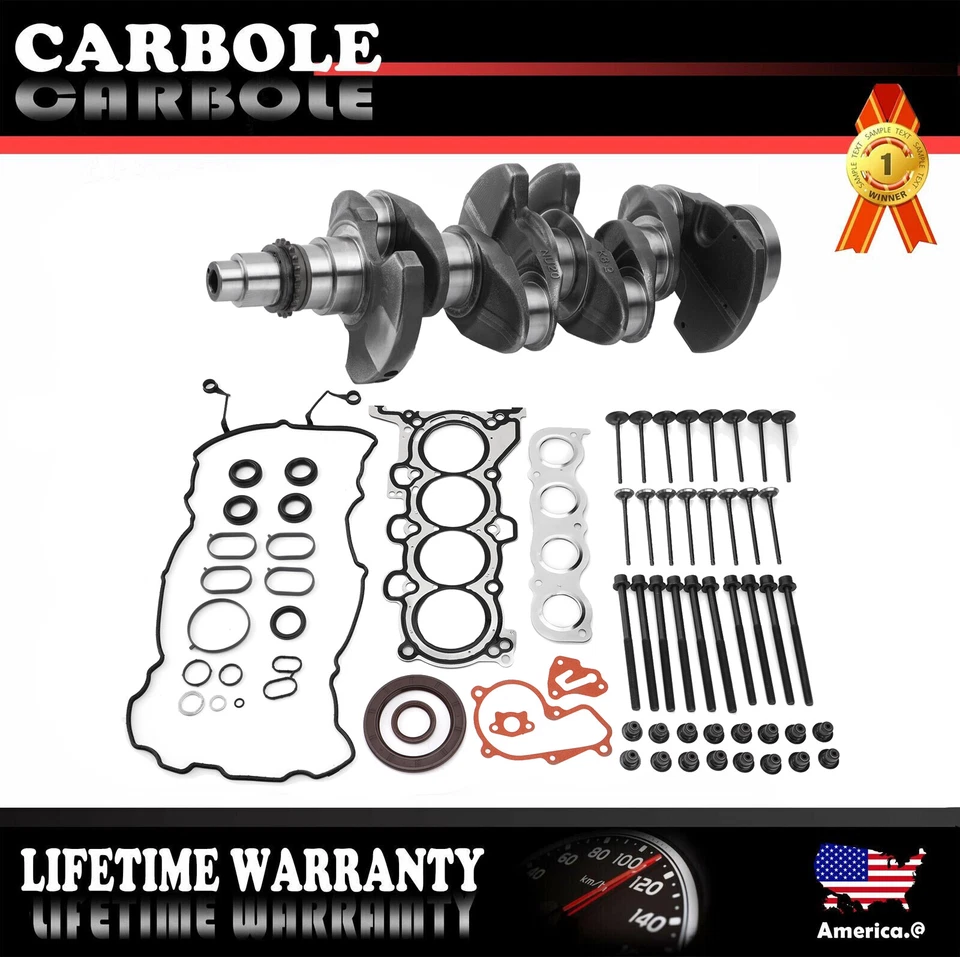 Комплект прокладок и болтов коленчатого вала и головки двигателя для Kia Forte Forte5 Forte Koup 2,0 л - Изображение 1 из 4