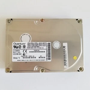 9.1GB 68 PIN SCSI HARD DISK DRIVE QUANTUM 9100L VIKING II PX09L472 PART PX09L011 - Afbeelding 1 van 5