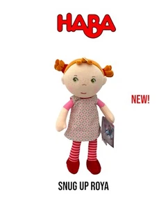 Muñeca niña suave HABA ajustada Roya 10" con coletas + etiquetas Alemania - ¡Nueva! - Imagen 1 de 2