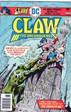 CLAW THE UNCONQUERED #7 BRONZE AGE DC COMICS 1976! GLOSSY