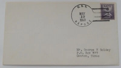 USS Repose (AH 16) May 19 1953 - Image 1 of 2