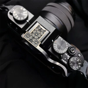 New Cherry Blossom Hot Shoe Thumb Up Grip for Fujifilm X-T5 Camera Brass Handle - Picture 1 of 7
