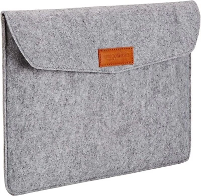 Funda de fieltro para portátil Amazon Basics 13" - gris claro en caja IVA incluido Foto 1 de 3