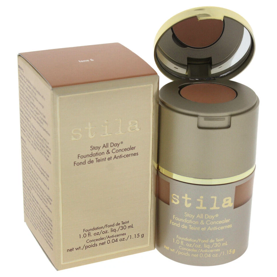 STILA STAY ALL DAY FOUNDATION & CONCEALER TONE (#6) 1 oz - Image 1 of 1