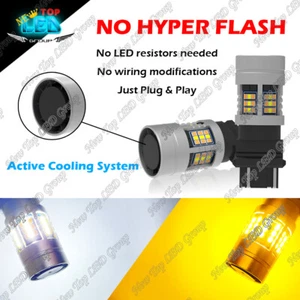 Luces de señal de giro LED CANBUS bombillas blanco ámbar Switchback 3157 3057 4057 4157 - Imagen 1 de 10