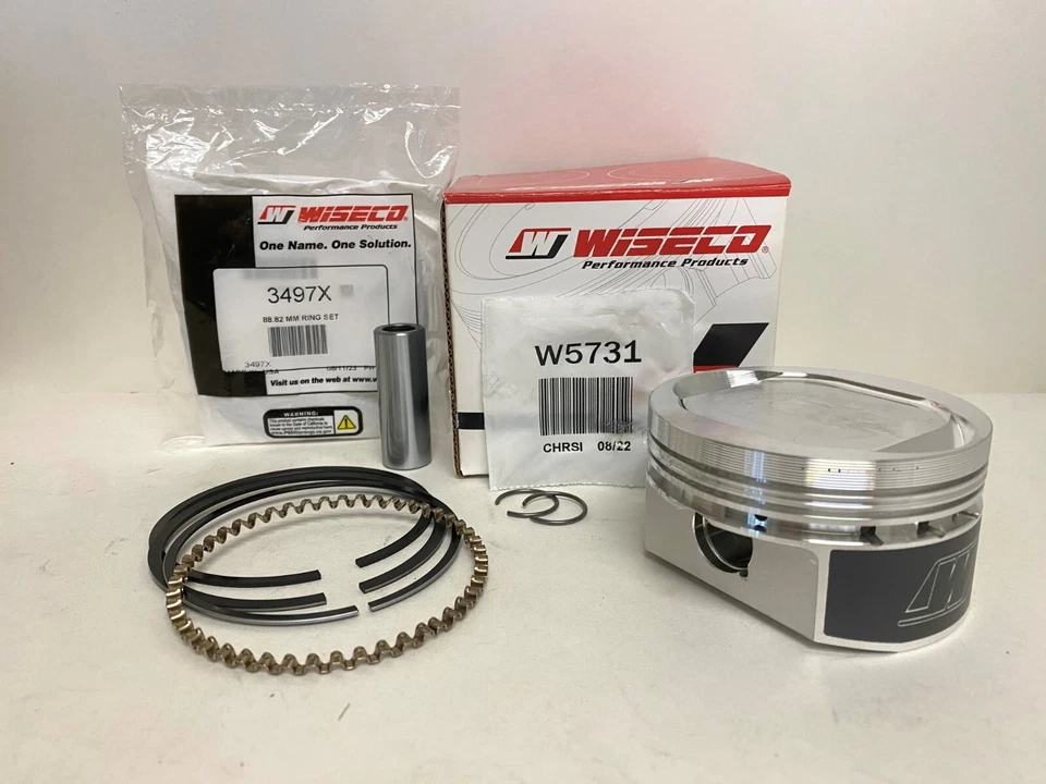WISECO 4719p2 锻造大孔 1214cc 手枪 Harley Davidson Evo Sportster 883 — 第 1/1 张图片