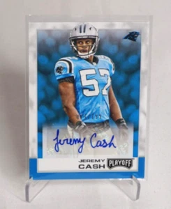2016 Panini Playoff Rookie Signatures Kickoff 71/199 Jeremy Cash #25 Auto RC - Picture 1 of 2