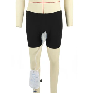 Pantalones Cortos Hombre Orina Usable Hombres Bolsa de Orinal Cintura Elástica Reutilizable Portátil - Imagen 1 de 18