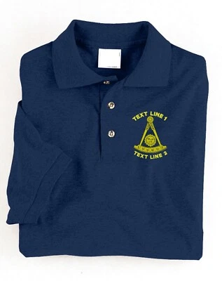 Masonic Past Master Polo Embroidered #800 - Image 1 of 3