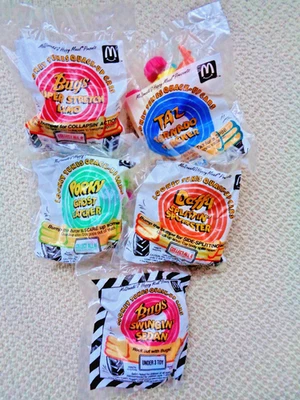 McDonald's Looney Tunes 1992 Quack-Up Cars juego completo sin usar, en paquete con menos de 3 Foto 1 de 2