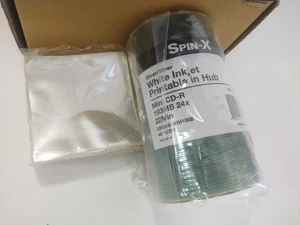 100er-Pack Spin-X 3 Zoll Mini 24 x 8 cm 80 mm CD-R's Discs, Mini Hüllen. Tintenstrahl weiß - Bild 1 von 8