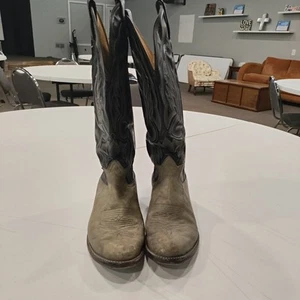 Herren Tony Lama Westernstiefel Größe 8D (grau und schwarz) - Bild 1 von 9