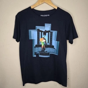 Mojang Youth Boys Large Minecraft Steve VS Ender Dragon T-Shirt Pre-owned - Picture 1 of 4
