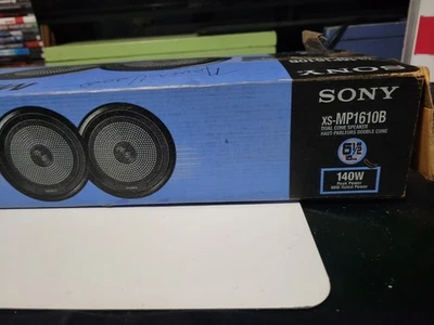 Altavoces marinos Sony XS-MP1610B 6.5" 140W doble cono CAJA ABIERTA NUNCA USADOS Foto 1 de 4