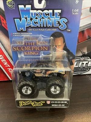 Muscle Machines THE SCORPION KING Bear Foot Dodge monster truck 1:64 Scale - Image 1 of 4