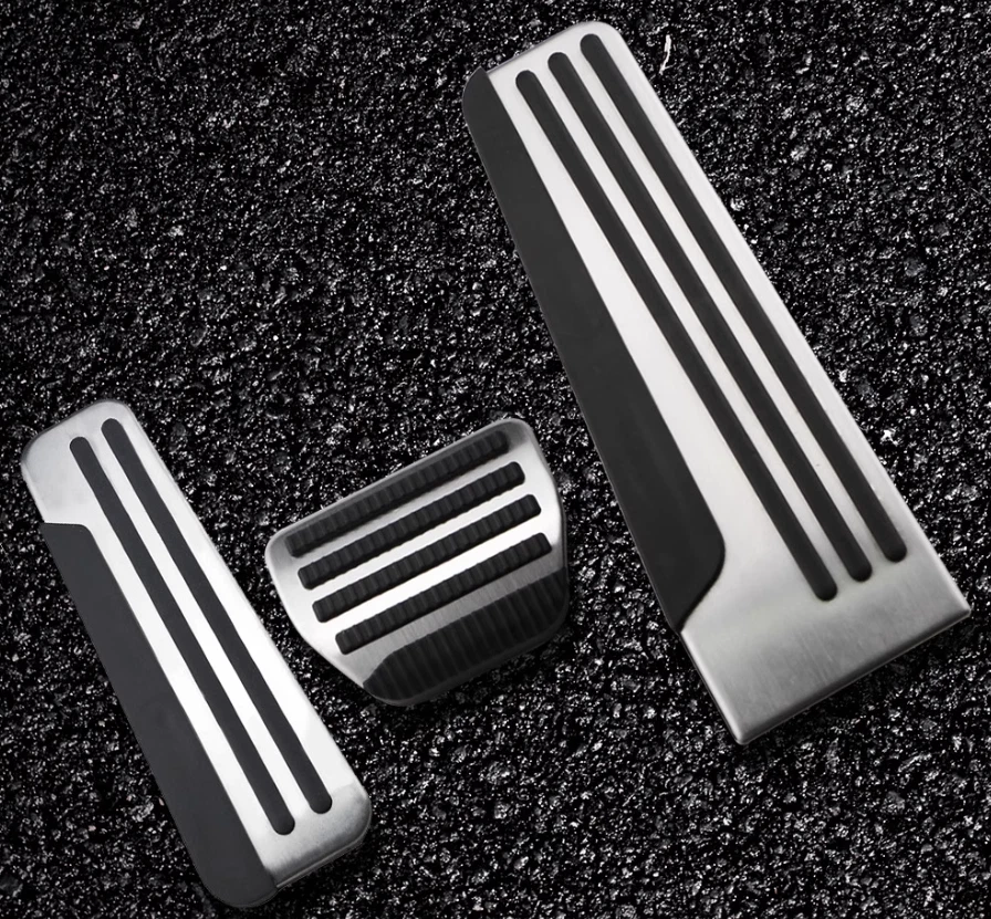 Cubierta de pedal de freno de gas AT Foot para 08 INFINITI EX25 EX35 EX37 FX37 FX35 FX50 3 PIEZAS Foto 1 de 4