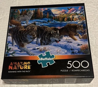 Rompecabezas Buffalo Games; funcionando con el paquete; 500 piezas Foto 1 de 3