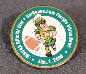 Michigan State Spartans, Citrus Bowl Football 2000, Pin Sparty Orlando Bowl Spiel - Bild 1 von 6