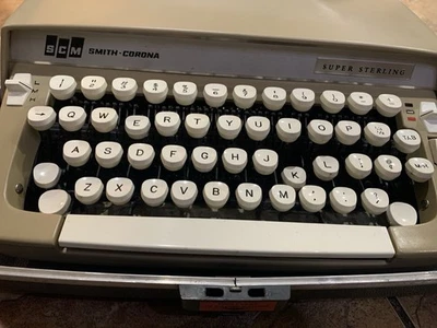 Smith Corona Typewriter And Case - Image 1 of 2